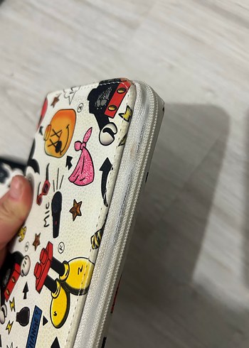 Renkli Pop Kültür Baskılı Kadın Cüzdanı - Görsel 3