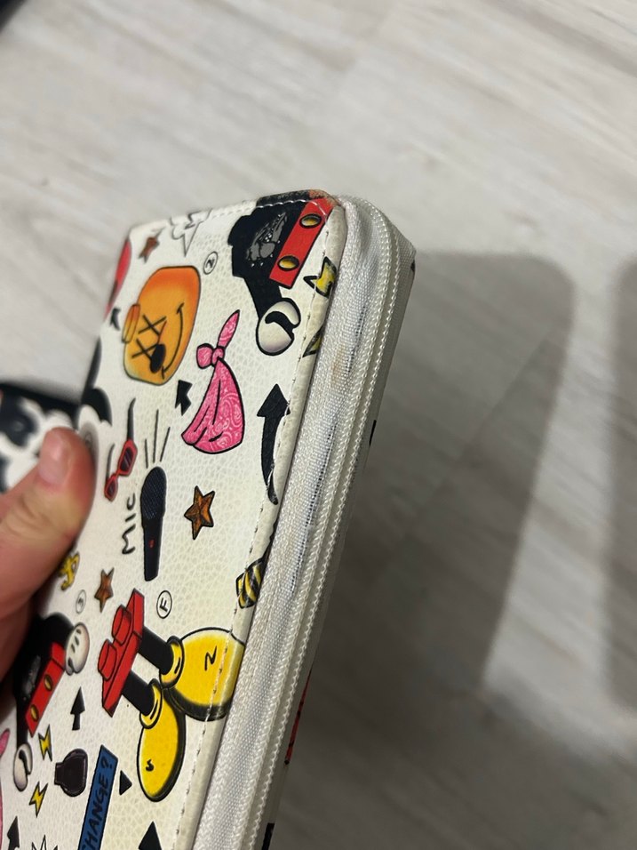 Renkli Pop Kültür Baskılı Kadın Cüzdanı - Görsel 3