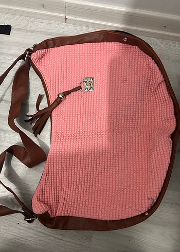 Pembe Bohem Kadın Çanta Tokalı - Ana görsel