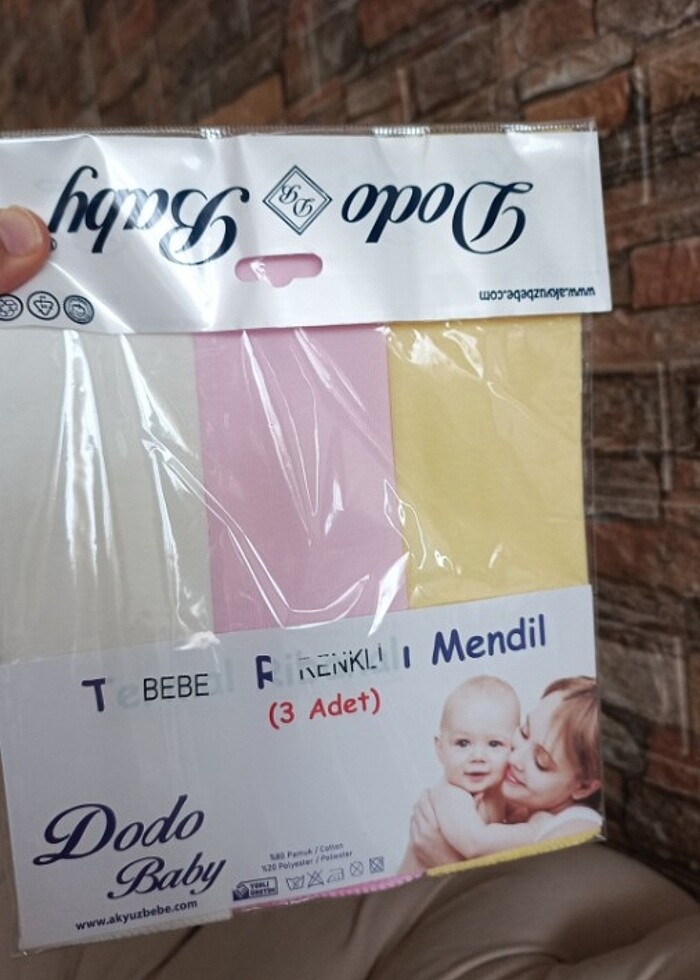 Pamuklu agız mendili - Görsel 4