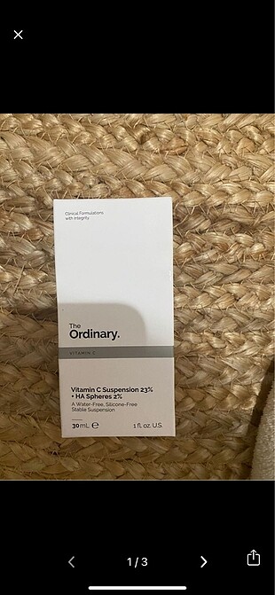 Ordinary vitamin c