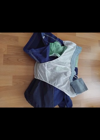 m Beden mavi Renk Erkek Lacivert Mini Şort