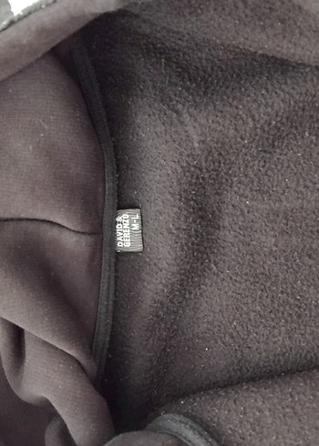 Kapüşonlu Baskılı Fermuarlı Ceket - Görsel 2