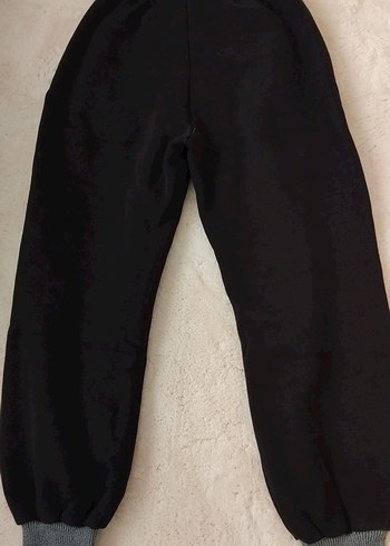 Kadın Siyah Baskılı Rahat Kesim Eşofman - Görsel 2