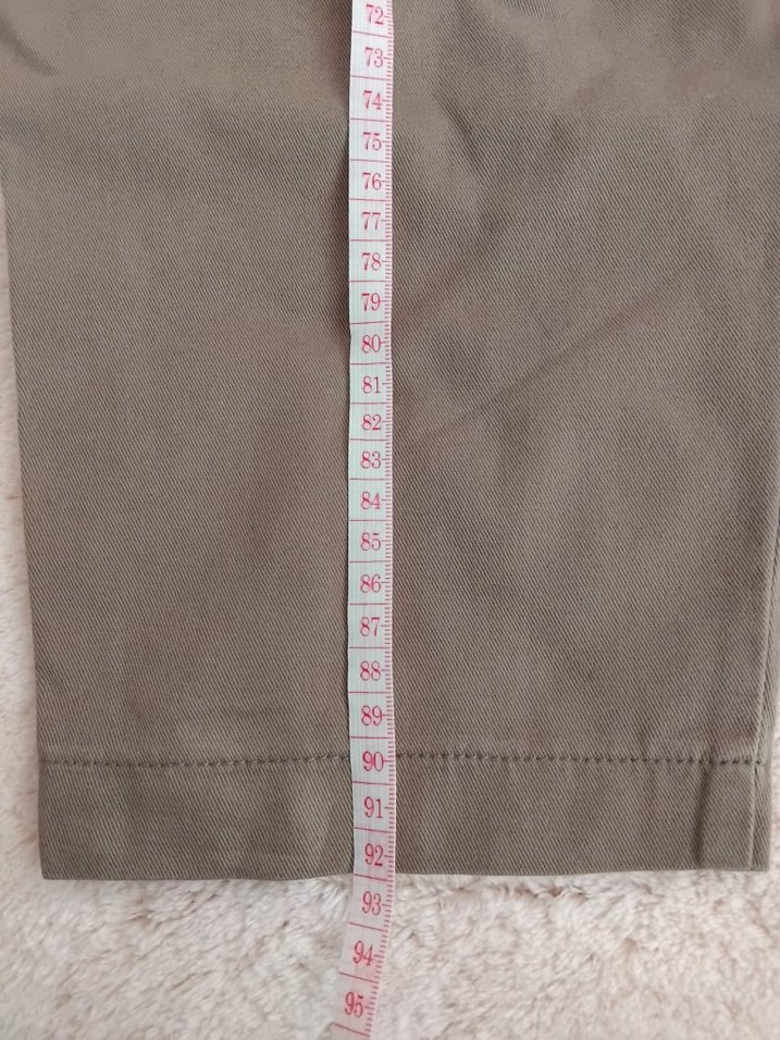 Bej Keten Kadın Pantolon. - Görsel 2