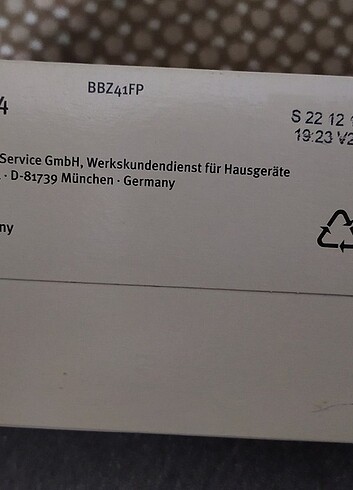 bosch Süpürge torbası 3 adet - Görsel 5