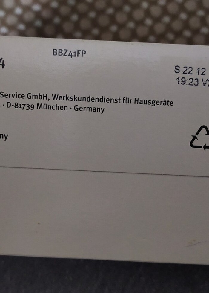 bosch Süpürge torbası 3 adet - Görsel 5