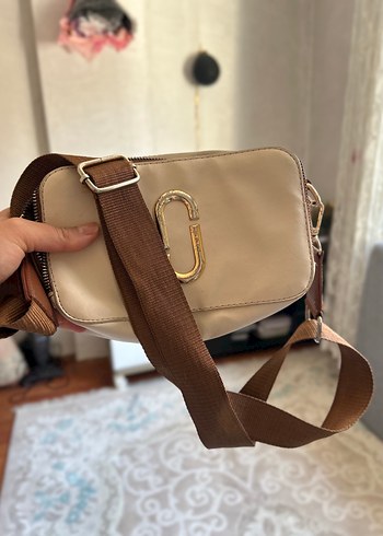 Accessory Collective Bej Kahverengi Capraz Canta