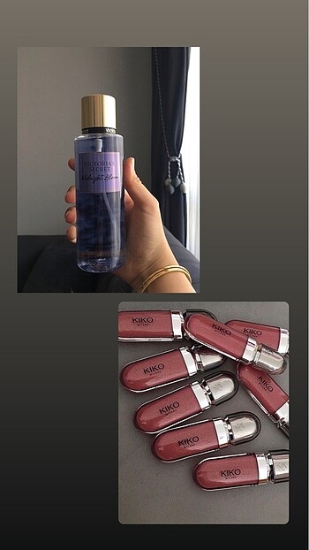 Midnight Bloom ve Kiko 17 Gloss