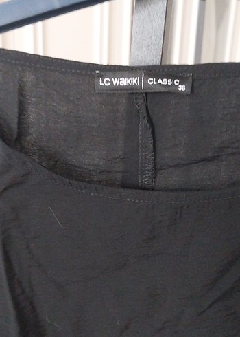 Drapeli Siyah Midi Hamile Tunik - Görsel 2