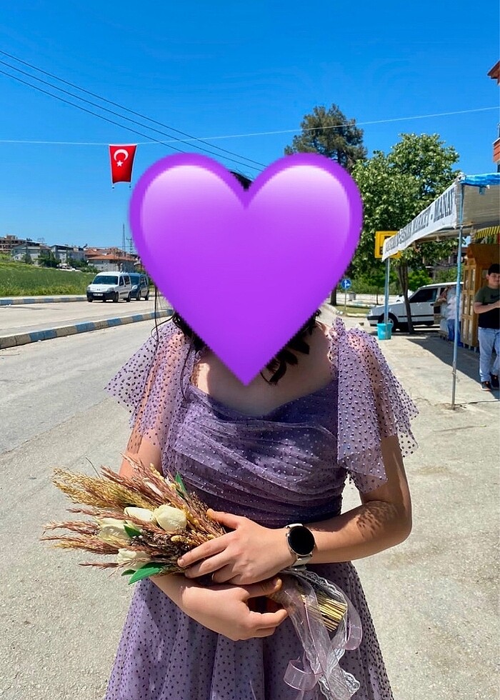 Özel Tasarım Midi Boy Tüllü Elbise - Görsel 2