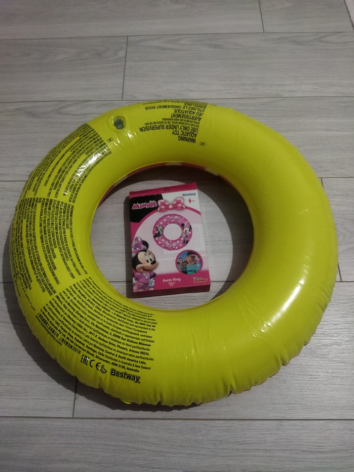 Pembe Minnie Desenli Çocuk Deniz Simidi - Görsel 2