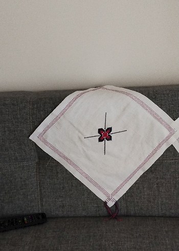 kanaviçe kırlent - Görsel 2