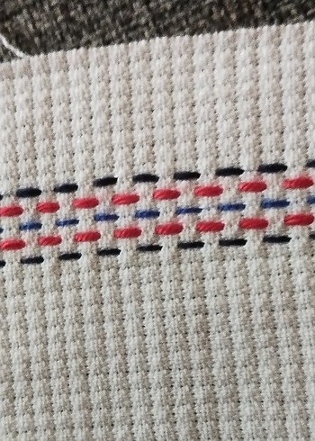 kanaviçe kırlent - Görsel 4