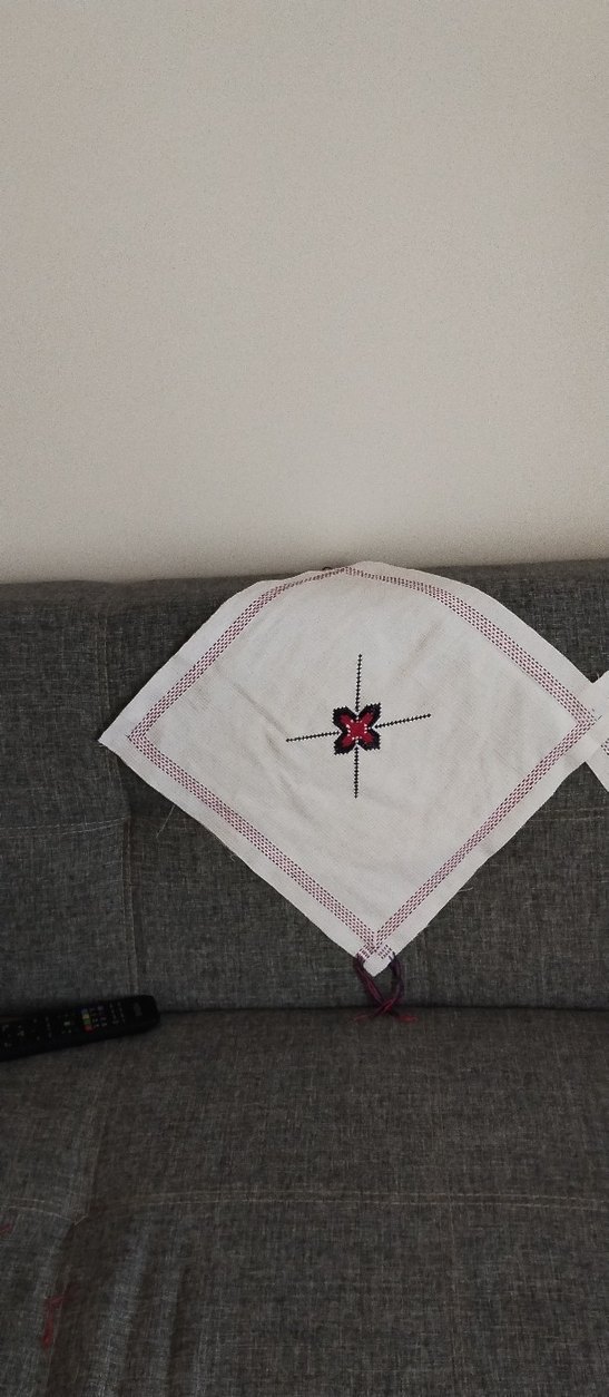 kanaviçe kırlent - Görsel 2