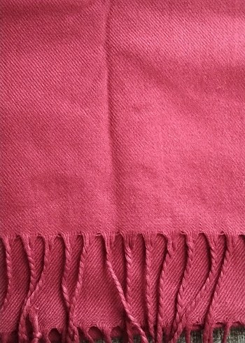 Bordo Kadın Bohem Salaş Şal - Görsel 4