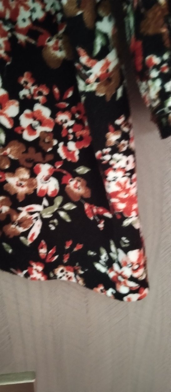 Çiçek Desenli Uzun Kollu Bohem Bluz - Görsel 2