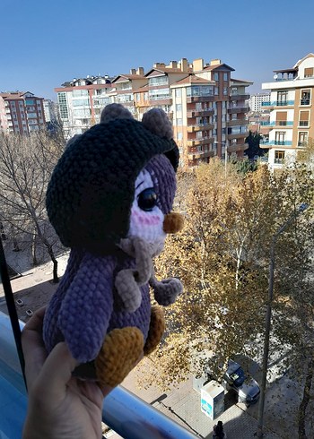 Gri Peluş Oyuncak Penguen - Görsel 6