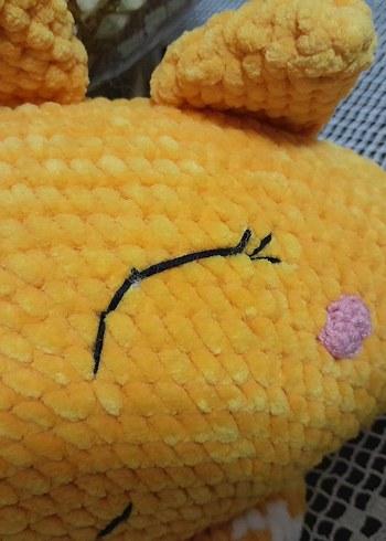 Sarı Güneş Figürlü Peluş Oyuncak - Görsel 5