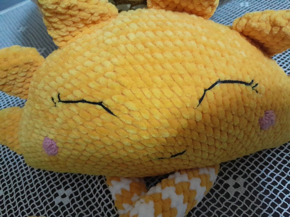 Sarı Güneş Figürlü Peluş Oyuncak - Görsel 3