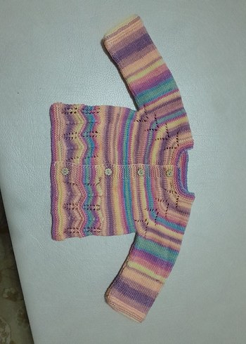 Kızlar için Bohem Örgü Hırka - Görsel 4