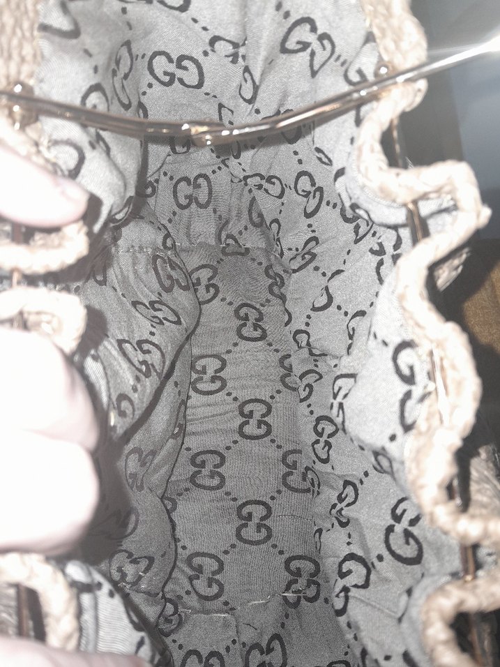 hasir Örgü Bohem Kadın Çanta - Görsel 2