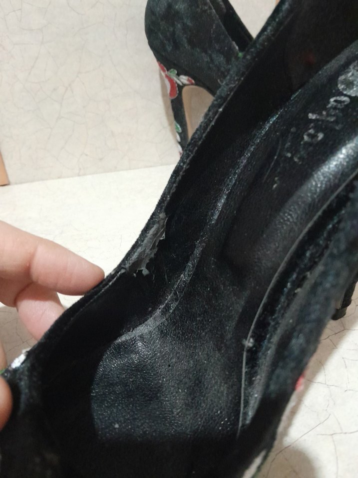 Nakışlı Boncuklu Siyah Stiletto - Görsel 5