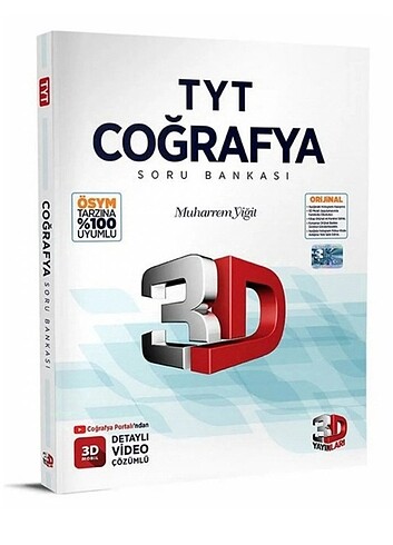 3D yayınları tyt coğrafya