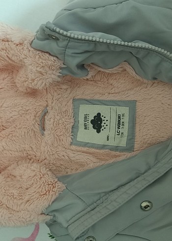 Düğmeli Gri Kız Çocuk Ceketi - Görsel 4