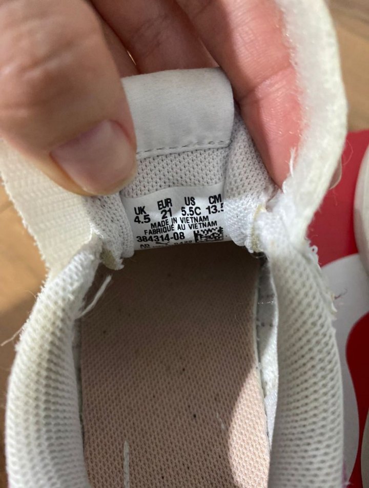 Kız Çocuk Pembe Baskılı Cırt Cırtlı Spor Ayakkabı - Görsel 4