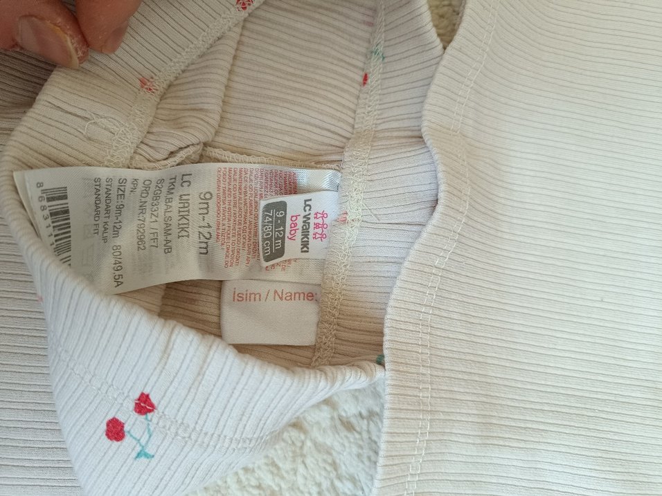 Nakışlı Beyaz Hamile ve Emzirme Pijama Takımı - Görsel 4