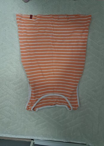 turuncu çizgili atlet - Görsel 2