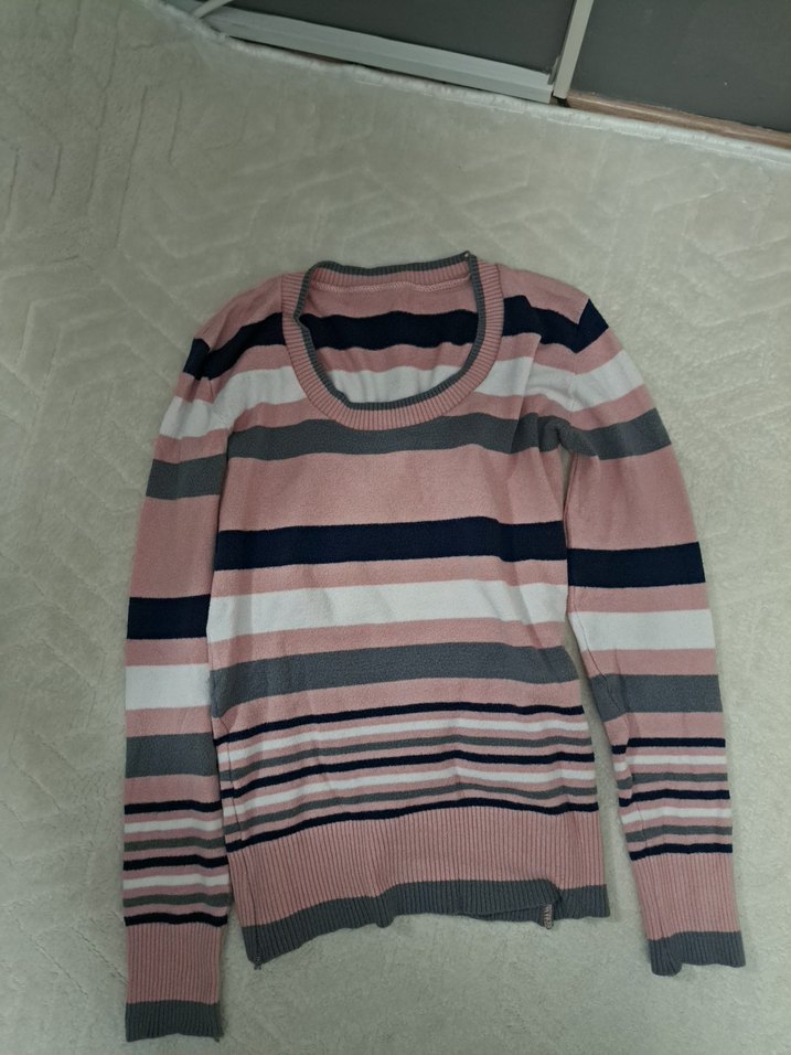 çizgili kazak - Görsel 2