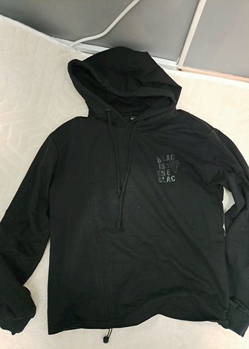 Siyah sweatshirt - Görsel 2