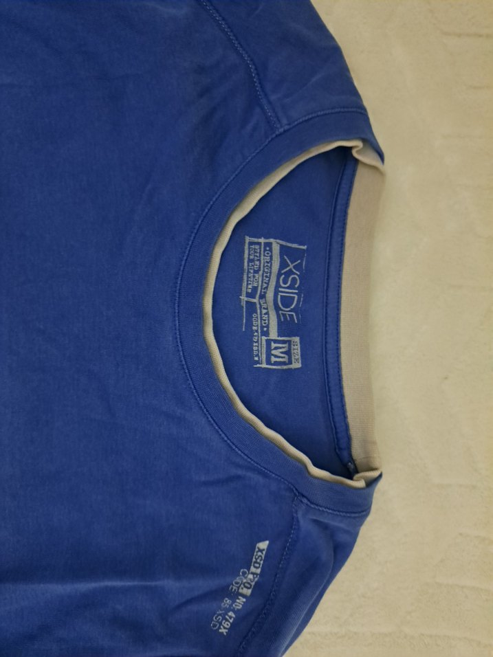 Mavi Kısa Kollu Tişört - Görsel 2