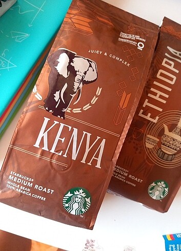 Starbucks Starbucks Çekirdek Kahve 250 gr Kapalı Uzun Sktli Kenya Ethiopia