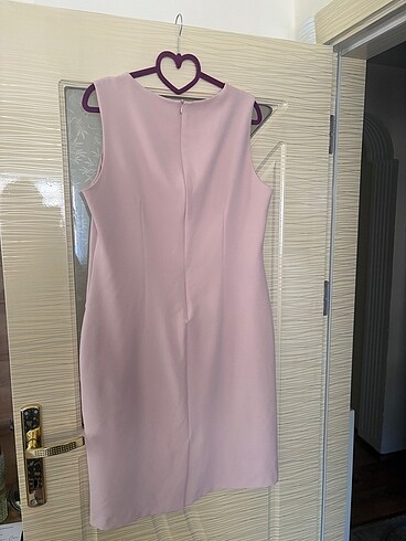 Parantez pembe elbise