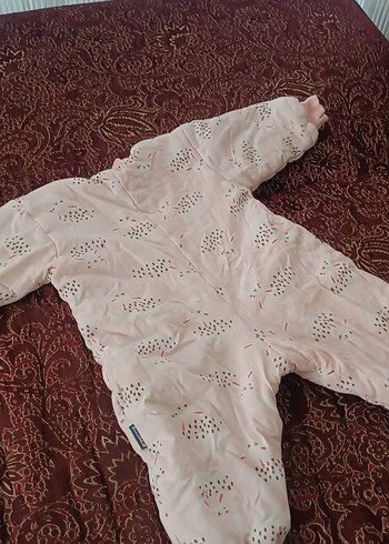 Pembe Kürklü Bebek Kız Tulumu - Görsel 4