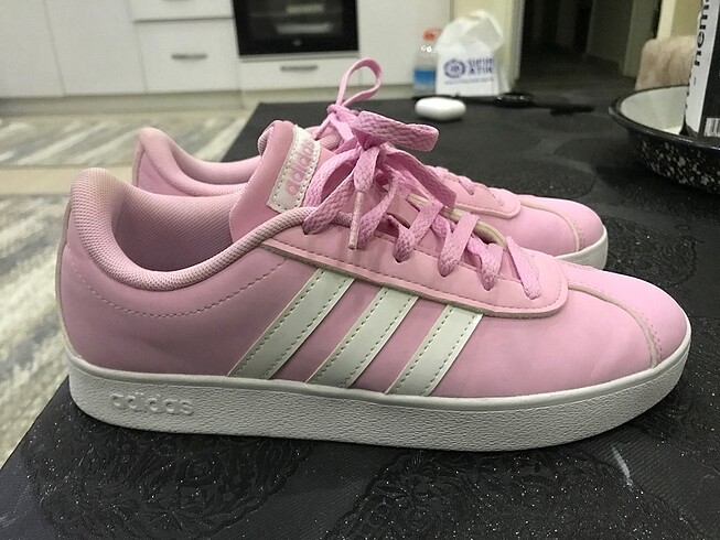 37 Beden pembe Renk Orjinal Adidas Günlük Spor Pembe Ayakkabı