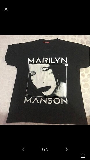 Marılyn manson unisex tişört