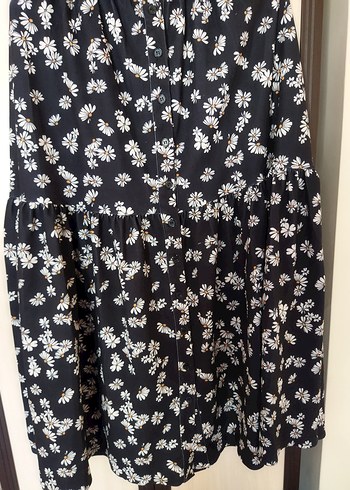 manuka çiçek desenli etek 1 beden - Görsel 3