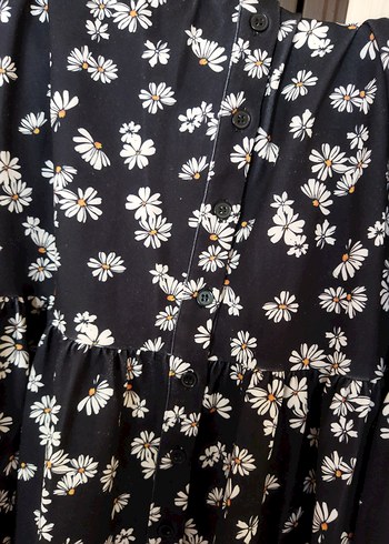 manuka çiçek desenli etek 1 beden - Görsel 4