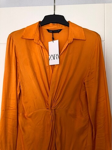 Turuncu Elbise - Görsel 6