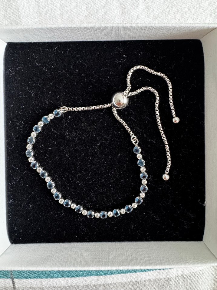 Pandora Mavi Zincir Detaylı Su Yolu Kadın Bileklik - Görsel 4