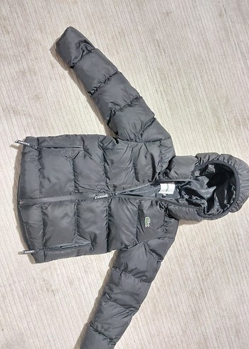 Siyah Erkek Çocuk Fermuarlı Kaban - Görsel 2