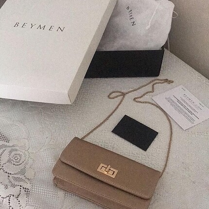 Beymen Gold Askılı Çanta