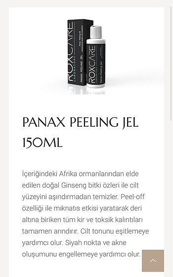 Roxcare Panax Peeling