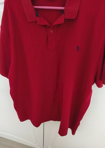 Erkek Kırmızı Polo Yaka Tişört USM polo orjinal - Görsel 3