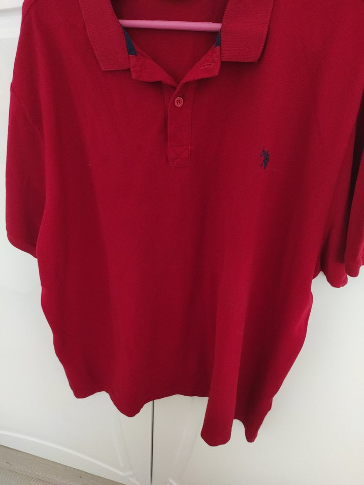 Erkek Kırmızı Polo Yaka Tişört USM polo orjinal - Görsel 3
