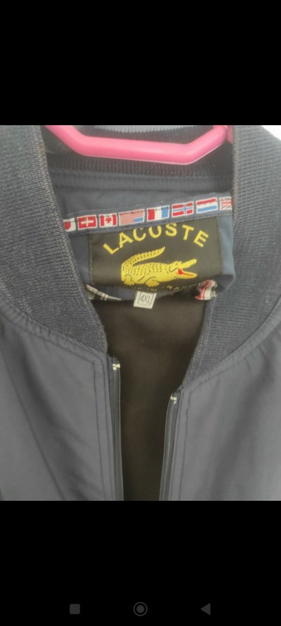 Erkek li mont baharlık Lacoste orjinal deyil - Görsel 2